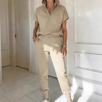 Athleisure T-shirt And Pants Two-piece Set