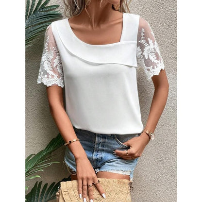 Short-sleeve T-shirt Women's Top Fresh And Sweet